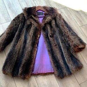 Women's Large Fur Coat-  Quebec Made